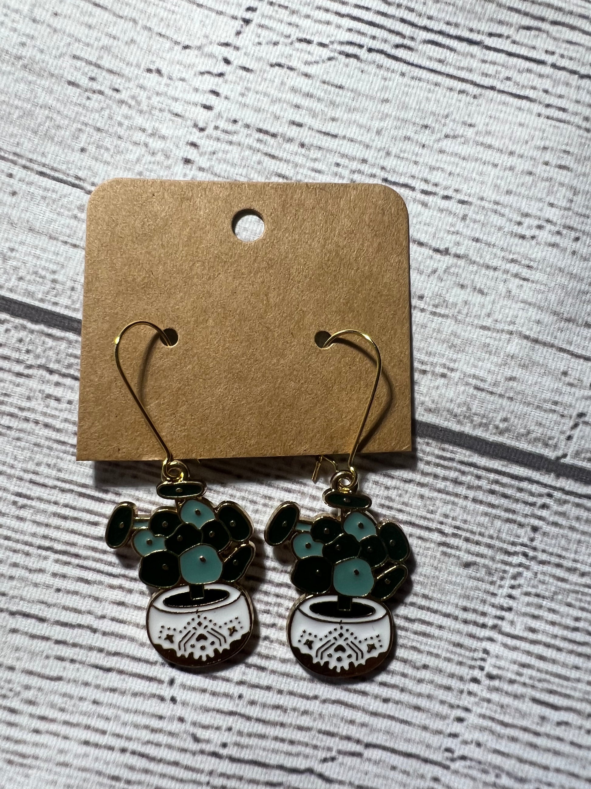 succulent earrings Bubble Succulent Earrings – Zorya Creations
